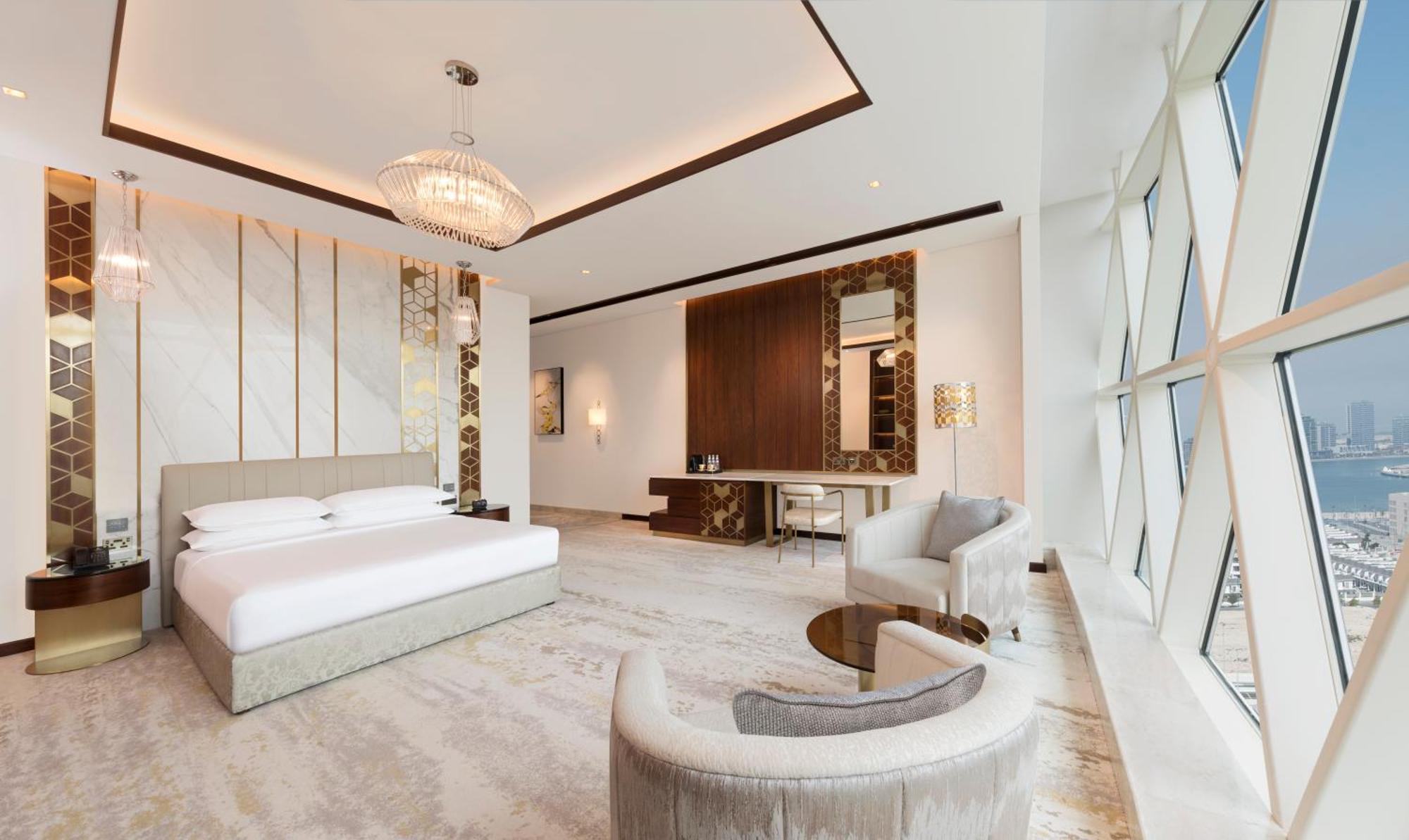 Velero Hotel Doha Lusail Eksteriør bilde A bedroom at the Ritz-Carlton, DIFC