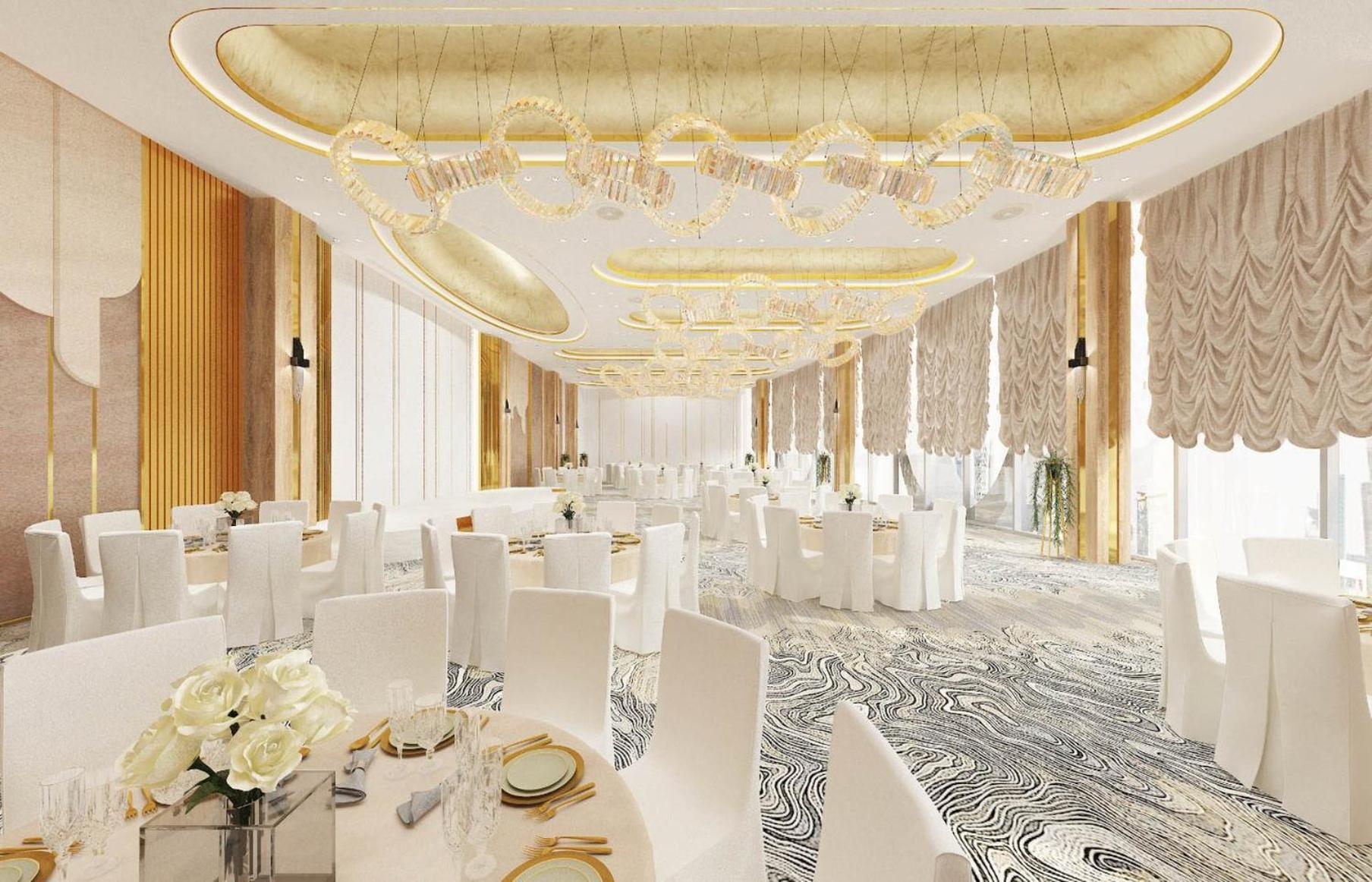 Velero Hotel Doha Lusail Eksteriør bilde The interior of the restaurant