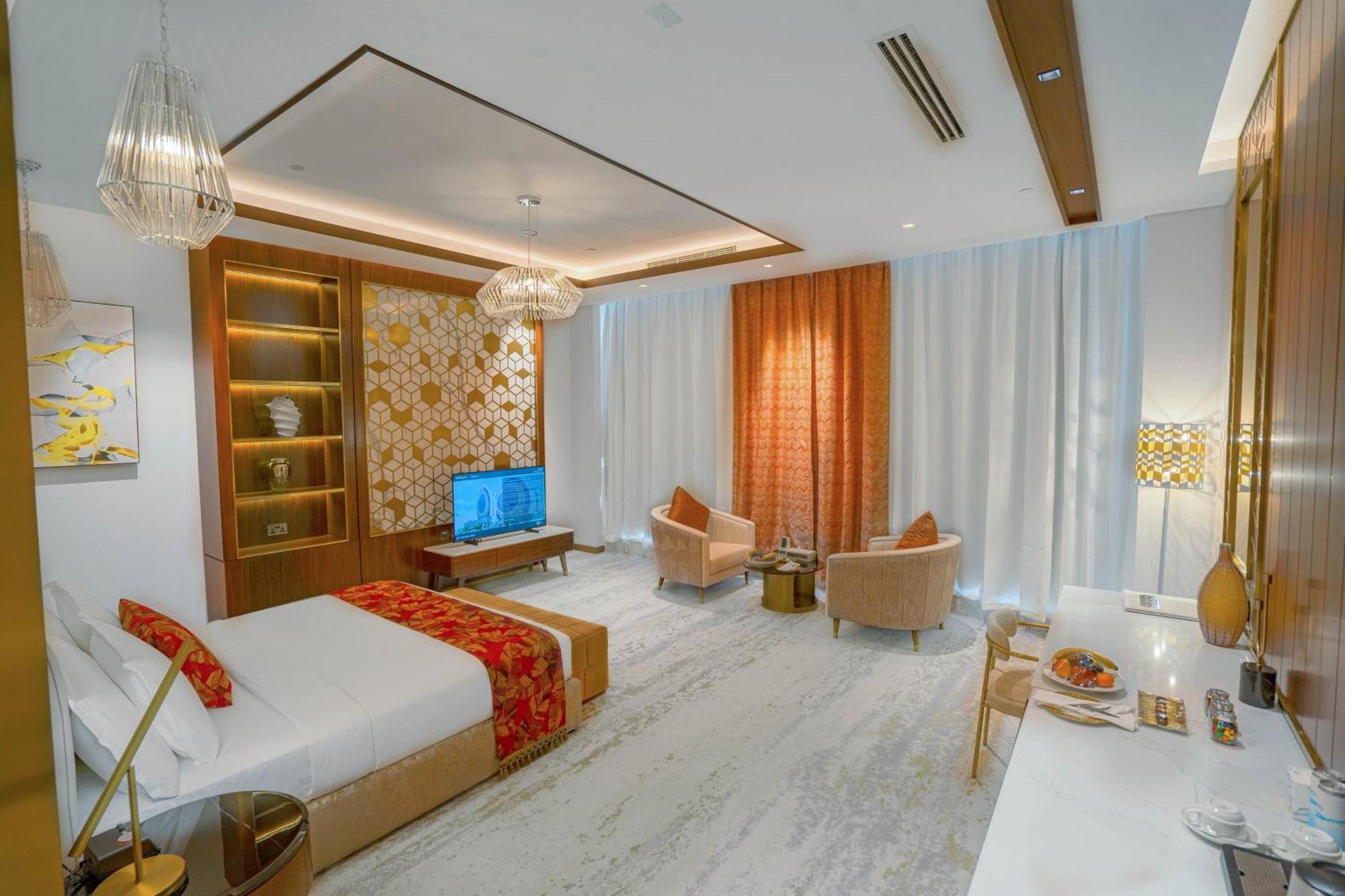 Velero Hotel Doha Lusail Eksteriør bilde Suite room