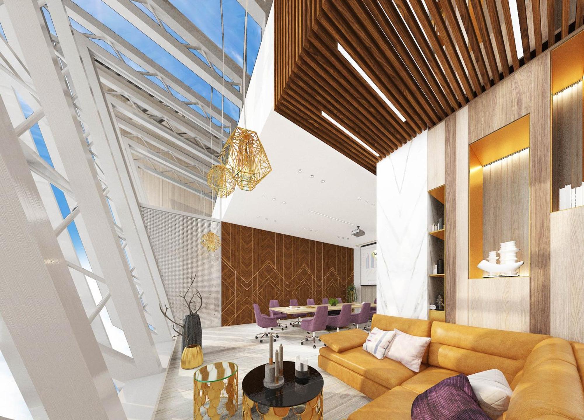 Velero Hotel Doha Lusail Eksteriør bilde Interior of the Sky Loft